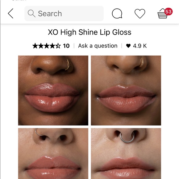 KVD BEAUTY | xo lipgloss (camellia-10) - Picture 3 of 3